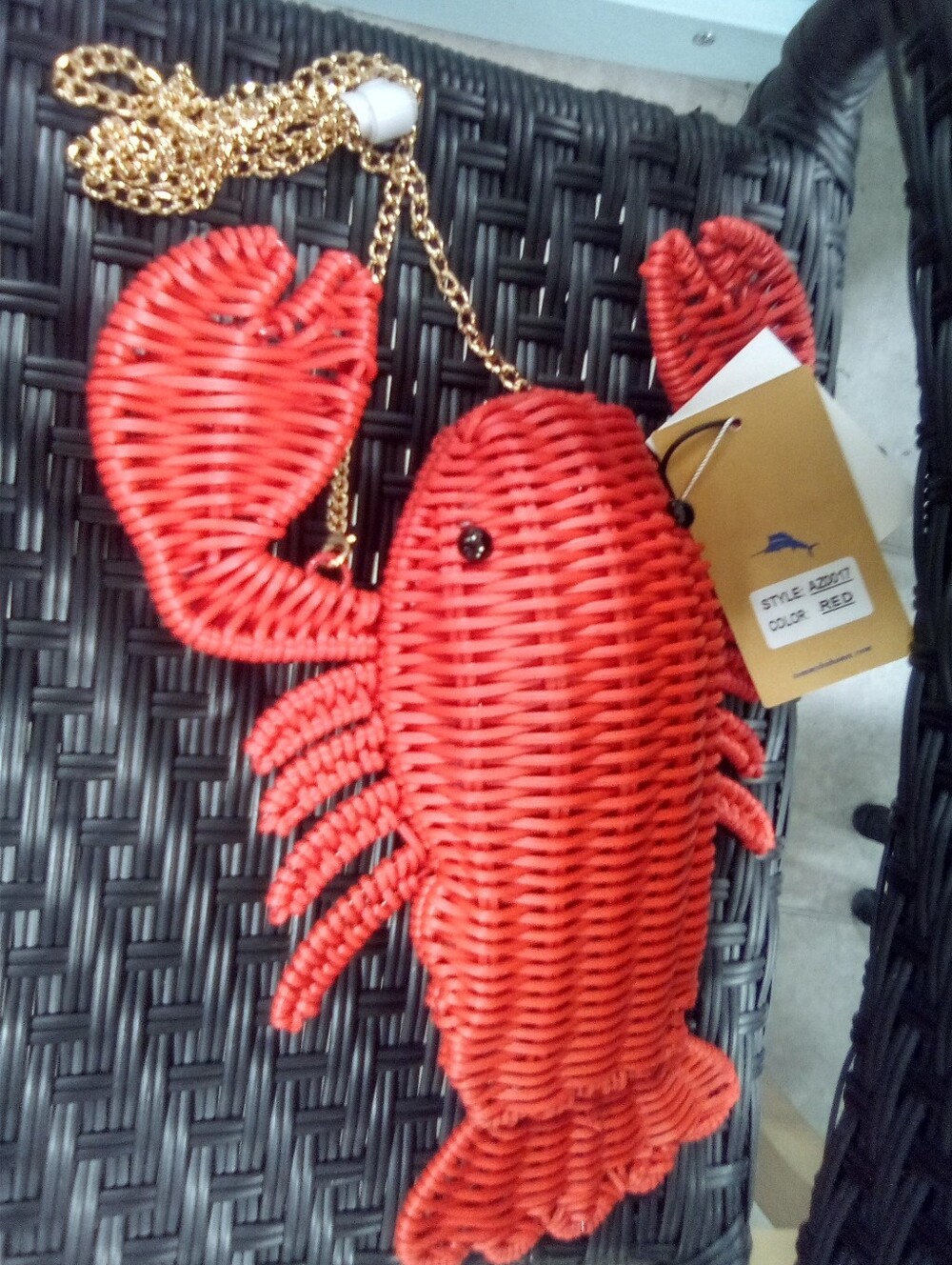 Tommy Bahama Wicker Lobster Purse